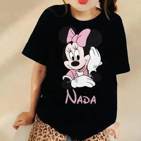 Kids half sleeve T-shirt -Minnie Mouse-A - WE PRINT