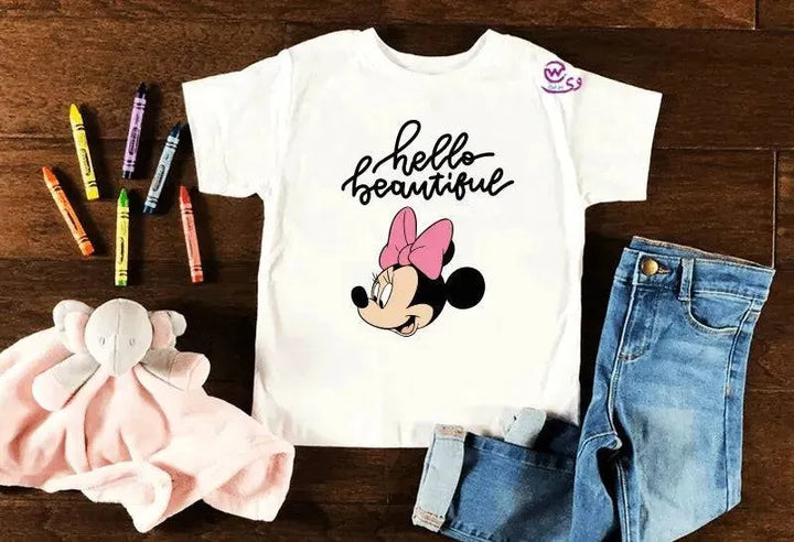 Kids half sleeve T-shirt -Minnie Mouse-B - WE PRINT