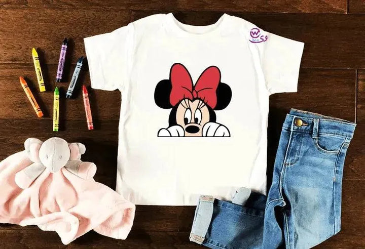 Kids half sleeve T-shirt -Minnie Mouse-B - WE PRINT