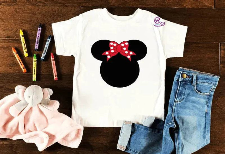 Kids half sleeve T-shirt -Minnie Mouse-B - WE PRINT