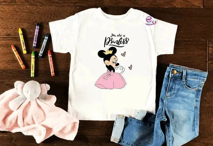 Kids half sleeve T-shirt -Minnie Mouse-B - WE PRINT