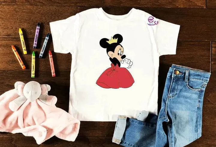 Kids half sleeve T-shirt -Minnie Mouse-B - WE PRINT