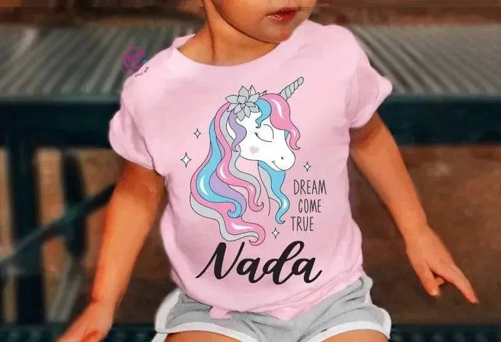 Kids half sleeve T-shirt - Unicorn - WE PRINT