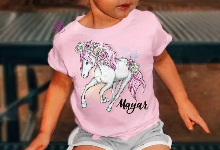 Kids half sleeve T-shirt - Unicorn - WE PRINT