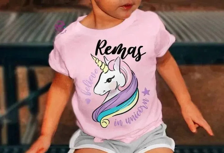 Kids half sleeve T-shirt - Unicorn - WE PRINT