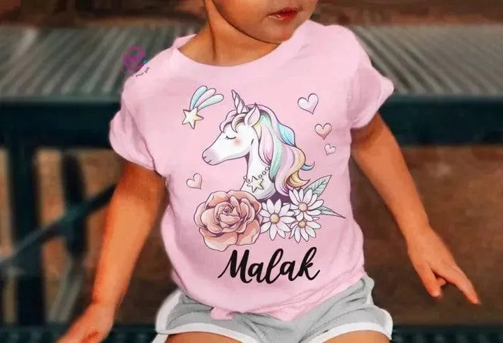 Kids half sleeve T-shirt - Unicorn - WE PRINT