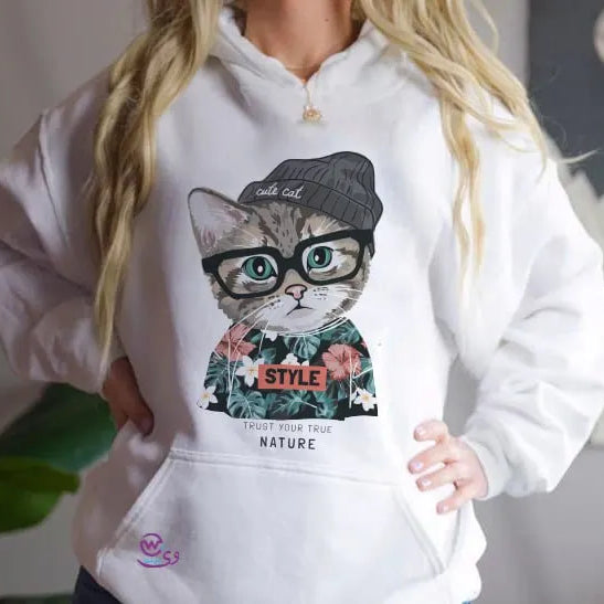Kids hoodie-Cat's Lovers - WE PRINT