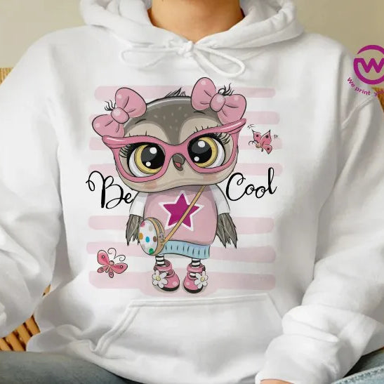 Kids hoodie-Cute Owl - WE PRINT