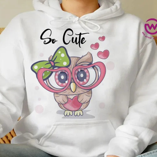 Kids hoodie-Cute Owl - WE PRINT