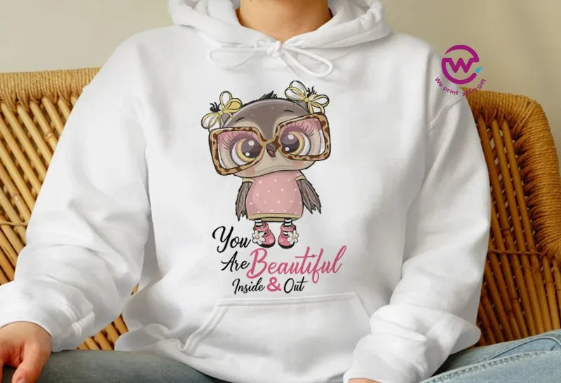 Kids hoodie-Cute Owl - WE PRINT