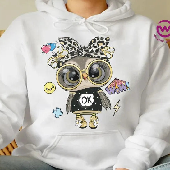 Kids hoodie-Cute Owl - WE PRINT