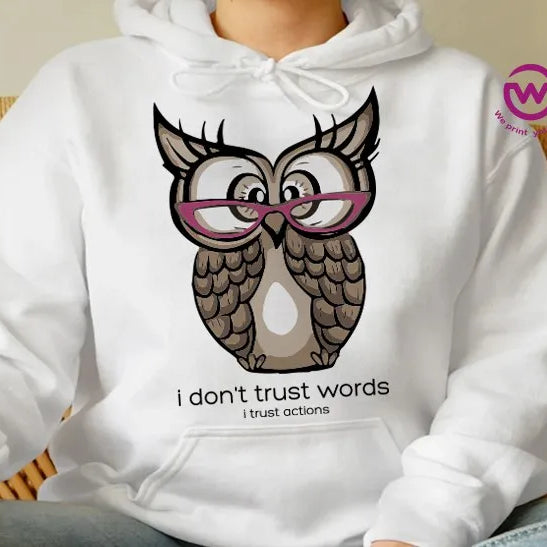 Kids hoodie-Cute Owl - WE PRINT
