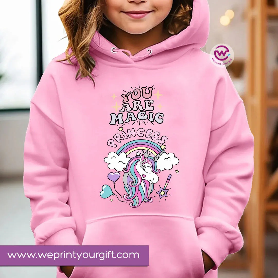 Kids hoodie-Cute Unicorn - WE PRINT