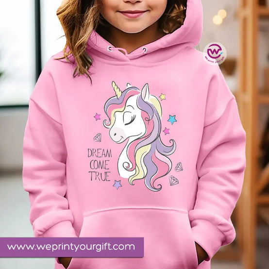 Kids hoodie-Cute Unicorn - WE PRINT