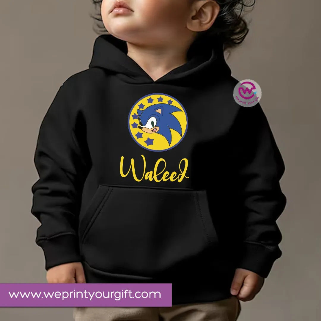 Kids Hoodie-Sonic - WE PRINT