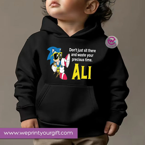 Kids Hoodie-Sonic - WE PRINT