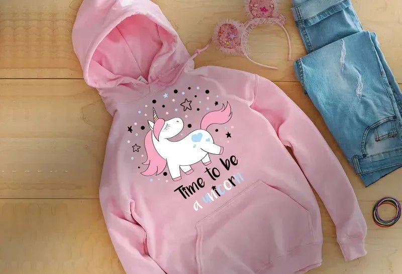 Kids Hoodie-Unicorn - WE PRINT