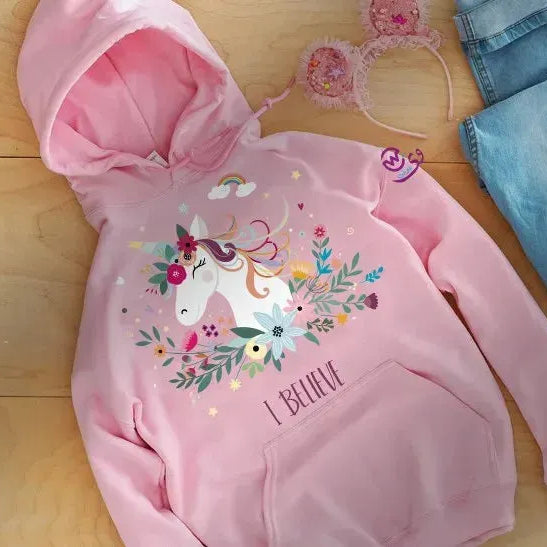 Kids Hoodie-Unicorn - WE PRINT
