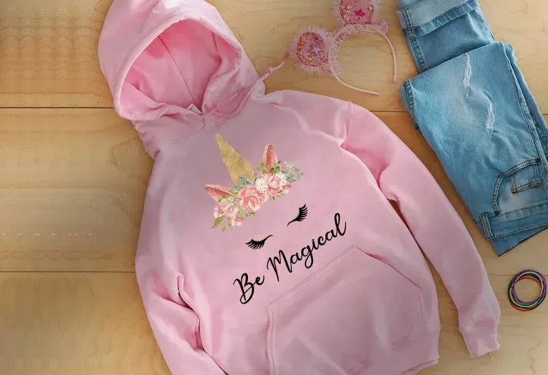 Kids Hoodie-Unicorn - WE PRINT