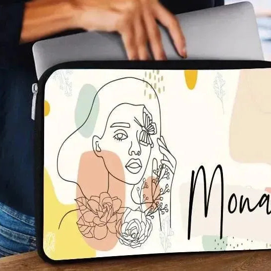 Laptop Sleeve-Canvas- BOHO - WE PRINT