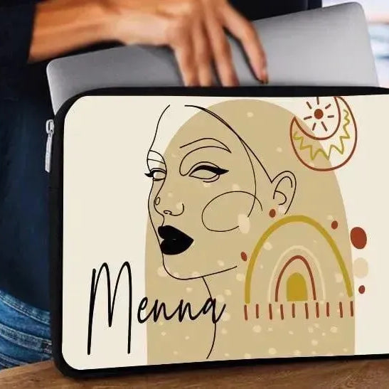 Laptop Sleeve-Canvas- BOHO - WE PRINT