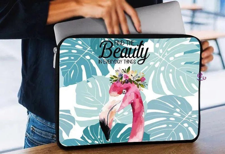 Laptop Sleeve-Canvas-Flamingo - WE PRINT