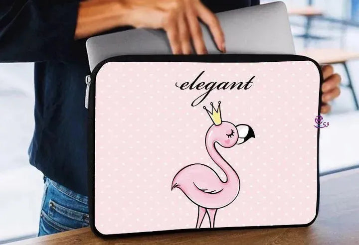 Laptop Sleeve-Canvas-Flamingo - WE PRINT