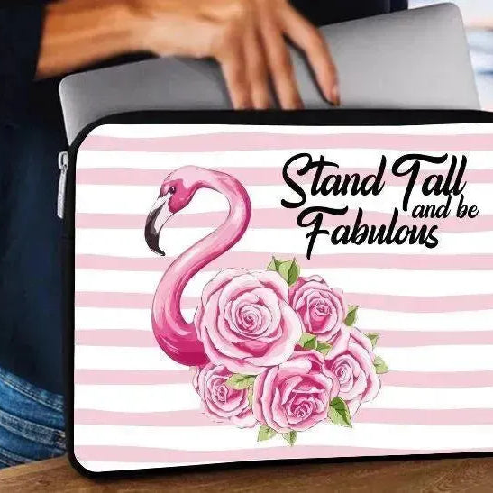 Laptop Sleeve-Canvas-Flamingo - WE PRINT