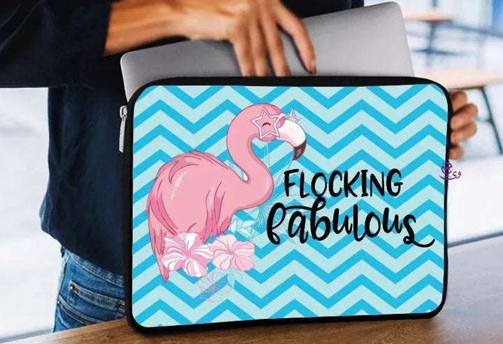 Laptop Sleeve-Canvas-Flamingo - WE PRINT