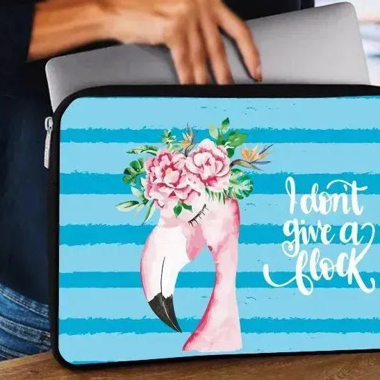 Laptop Sleeve-Canvas-Flamingo - WE PRINT