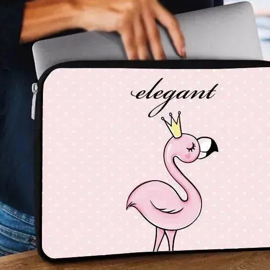 Laptop Sleeve-Canvas-Flamingo - WE PRINT