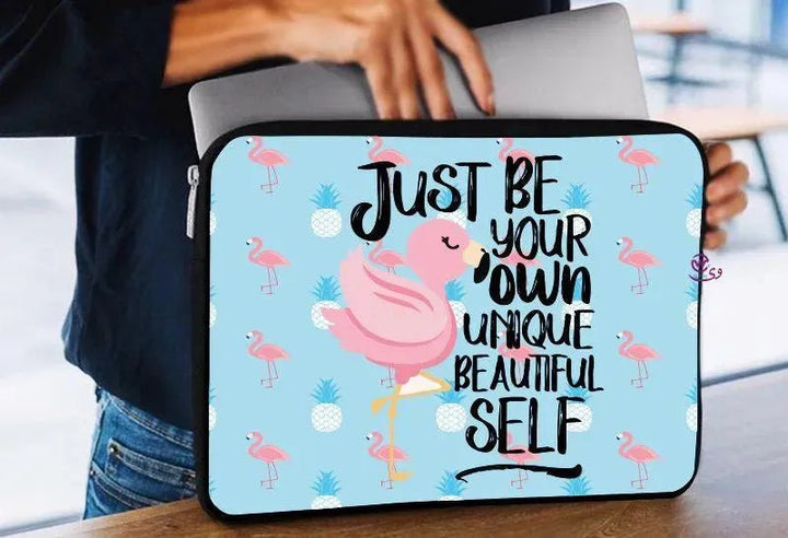 Laptop Sleeve-Canvas-Flamingo - WE PRINT