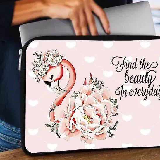 Laptop Sleeve-Canvas-Flamingo - WE PRINT
