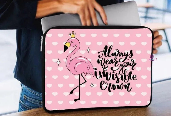 Laptop Sleeve-Canvas-Flamingo - WE PRINT