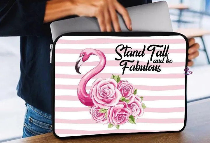 Laptop Sleeve-Canvas-Flamingo - WE PRINT