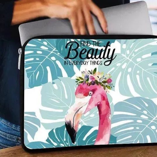 Laptop Sleeve-Canvas-Flamingo - WE PRINT