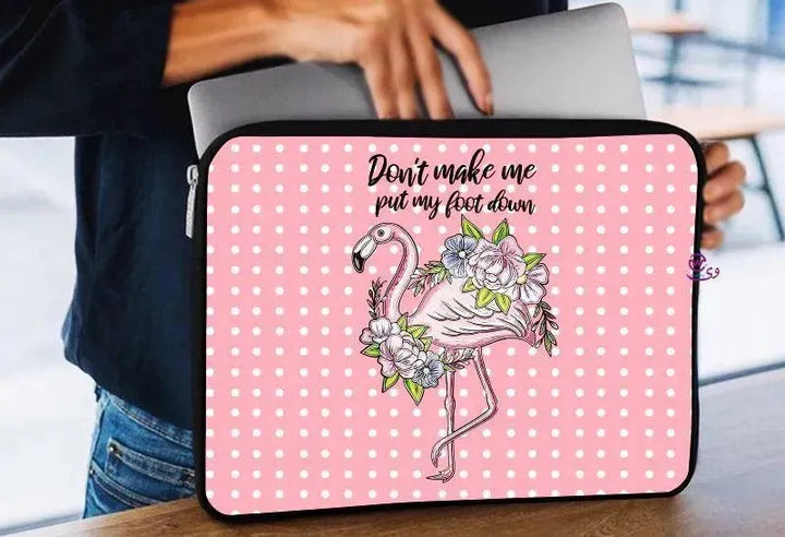 Laptop Sleeve-Canvas-Flamingo - WE PRINT