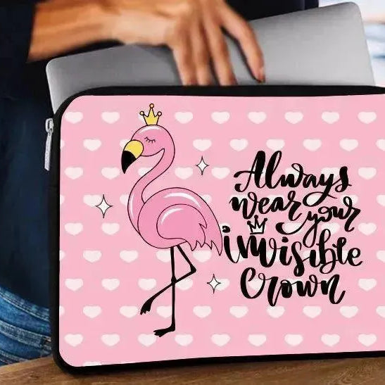 Laptop Sleeve-Canvas-Flamingo - WE PRINT