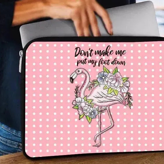 Laptop Sleeve-Canvas-Flamingo - WE PRINT