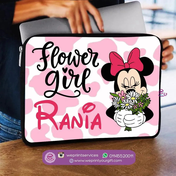 Laptop Sleeve-Canvas-Minnie Mouse - WE PRINT