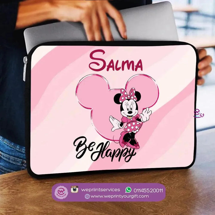 Laptop Sleeve-Canvas-Minnie Mouse - WE PRINT