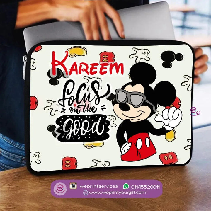 Laptop Sleeve-Canvas-Minnie Mouse - WE PRINT