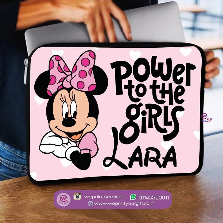 Laptop Sleeve-Canvas-Minnie Mouse - WE PRINT