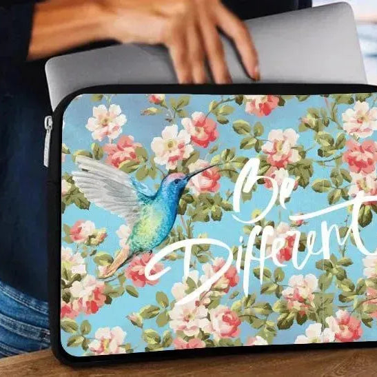 Laptop Sleeve-Canvas- Motivation -Floral - WE PRINT