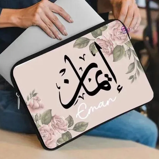 Laptop Sleeve-Canvas- Motivation -Names - WE PRINT