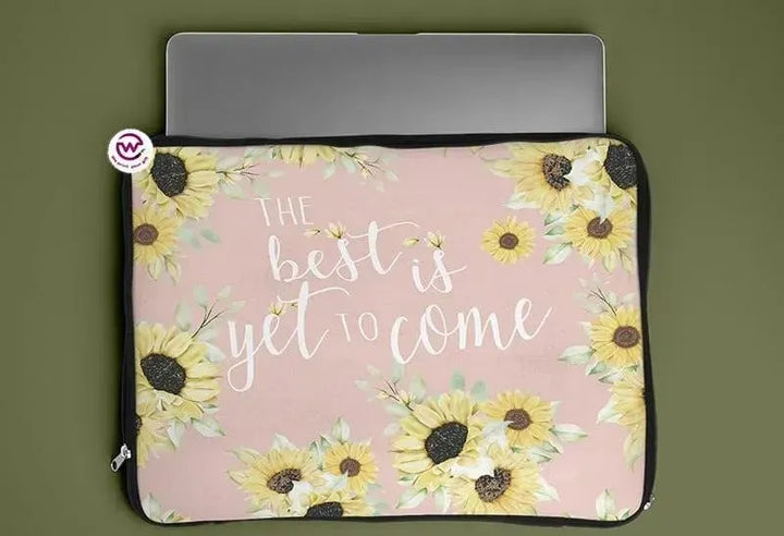 Laptop Sleeve-Canvas-Motivation - Sunflower - WE PRINT