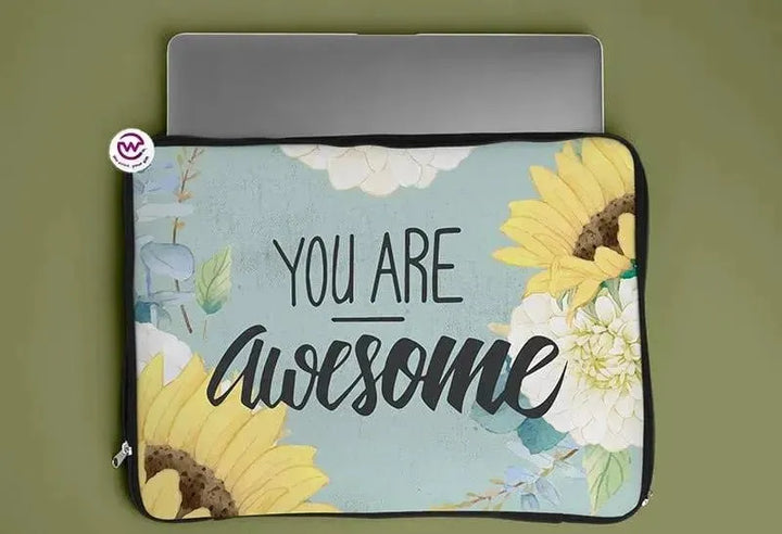 Laptop Sleeve-Canvas-Motivation - Sunflower - WE PRINT