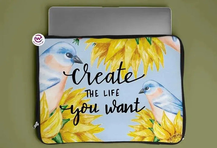 Laptop Sleeve-Canvas-Motivation - Sunflower - WE PRINT