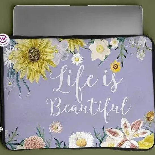 Laptop Sleeve-Canvas-Motivation - Sunflower - WE PRINT