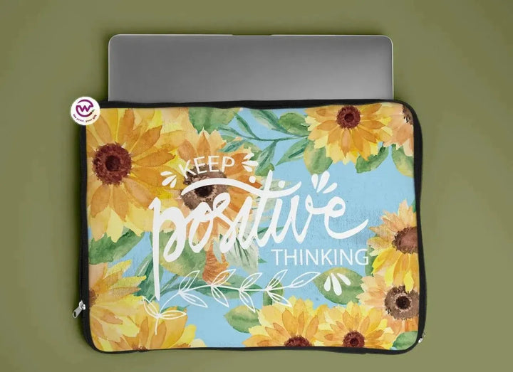 Laptop Sleeve-Canvas-Motivation - Sunflower - WE PRINT